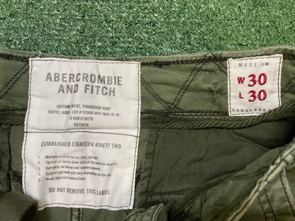 Abercrombie & Fitch olive cargo pants