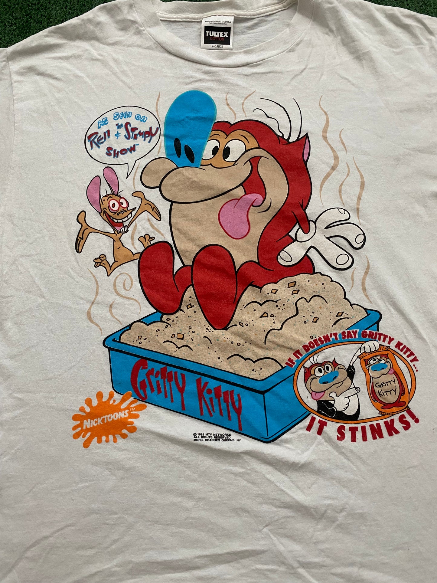 Vintage Ren & Stimpy Show Gritty Kitty Tee