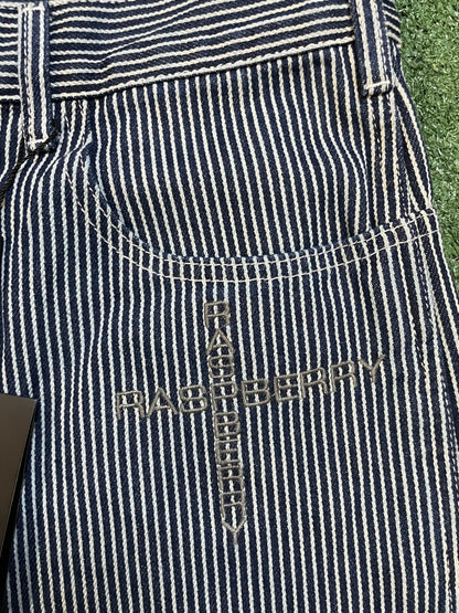 Gv Gallery Raspberry hills striped denim shorts