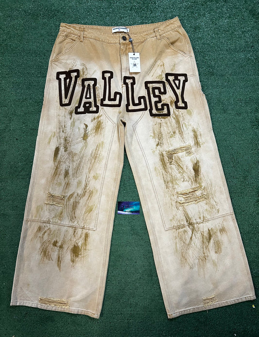 Vale beige carpenter pants