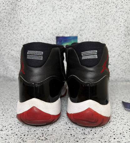 Jordan 11 Bred 10.5 Men/12 Women “Preowned”