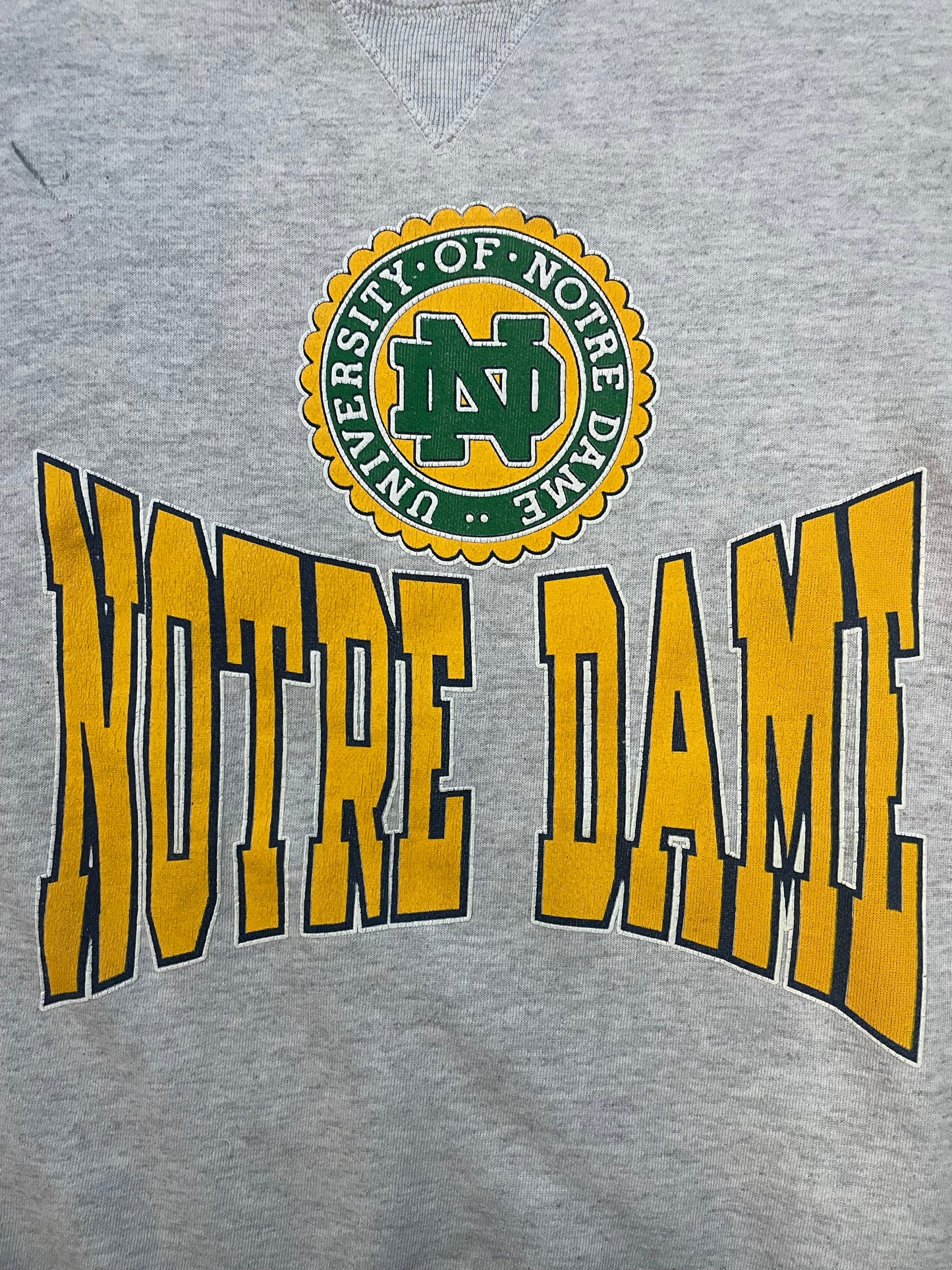 Vintage 1990s University of Notre Dame Crewneck