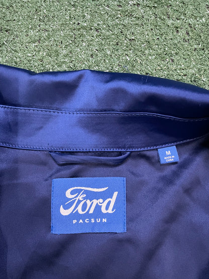 Ford motor company blue satin jacket