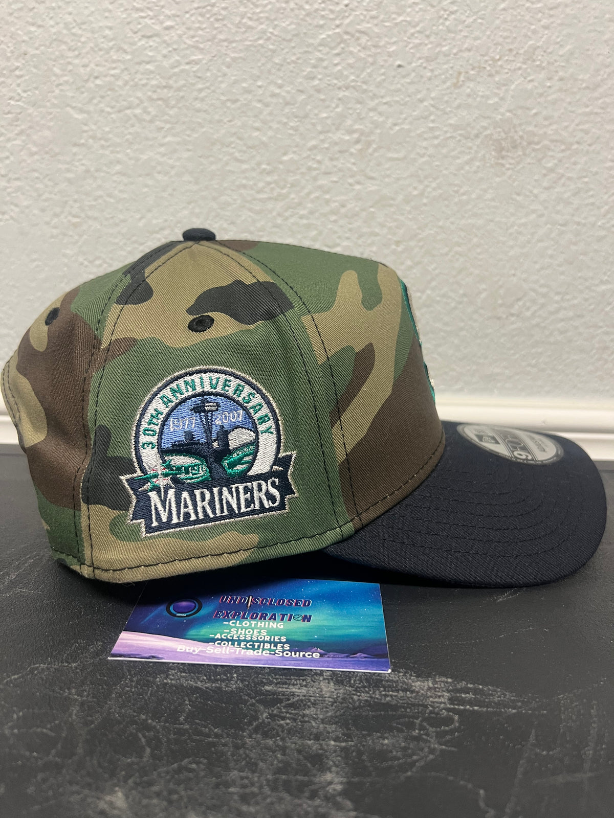 Seattle Mariners camo 30th anniversary new era hat
