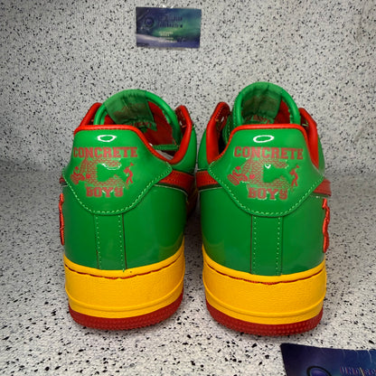 Nike Air Force 1 Lil Yachty Concrete Boys Lucky Green 11 Men “Preowned”