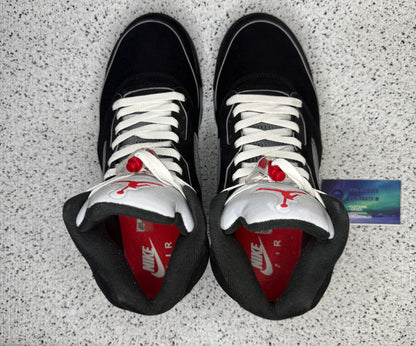 Jordan 5 Black Metallic Reimagined 11 Men/12.5 Women “Preowned”