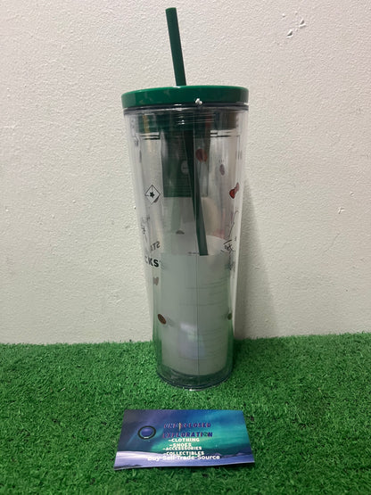 Hello kitty X Starbucks cold cup tumbler 24oz