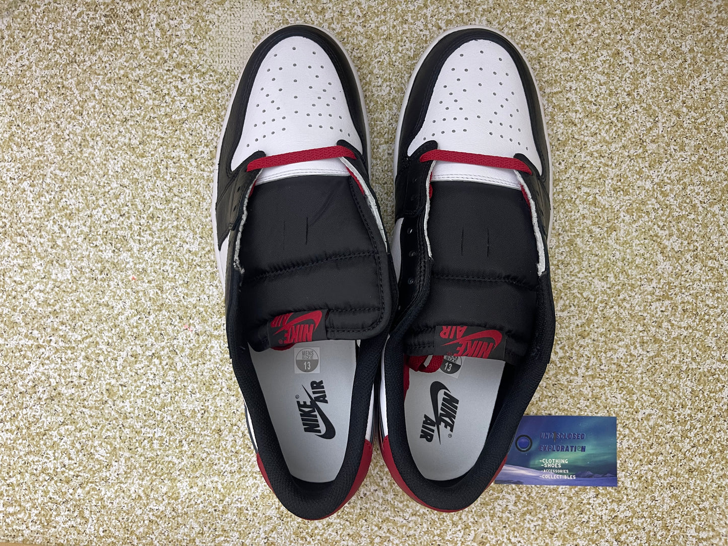 Jordan 1 Low Black Toe