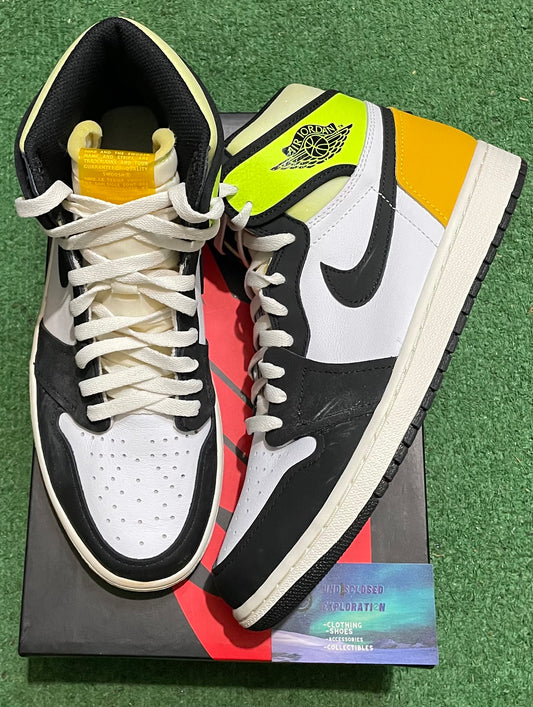 Jordan 1 high white black volt