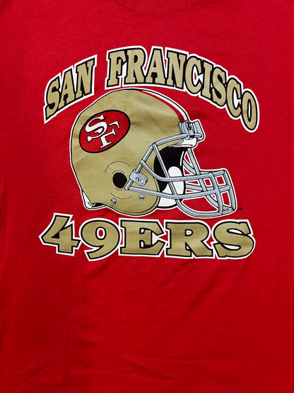 Vintage 1980s San Francisco 49ers red tee