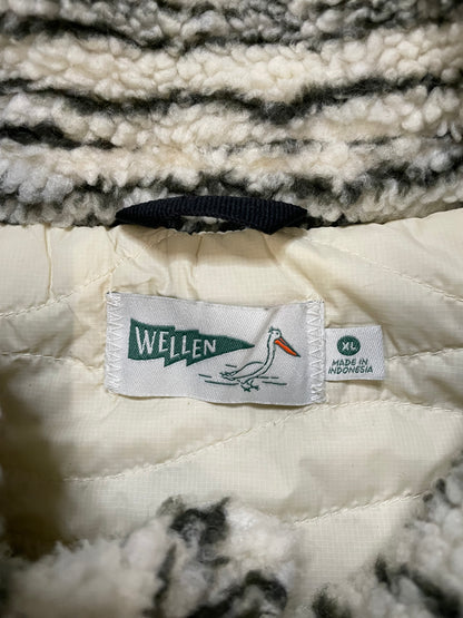 Wellen abstract fleece jacket