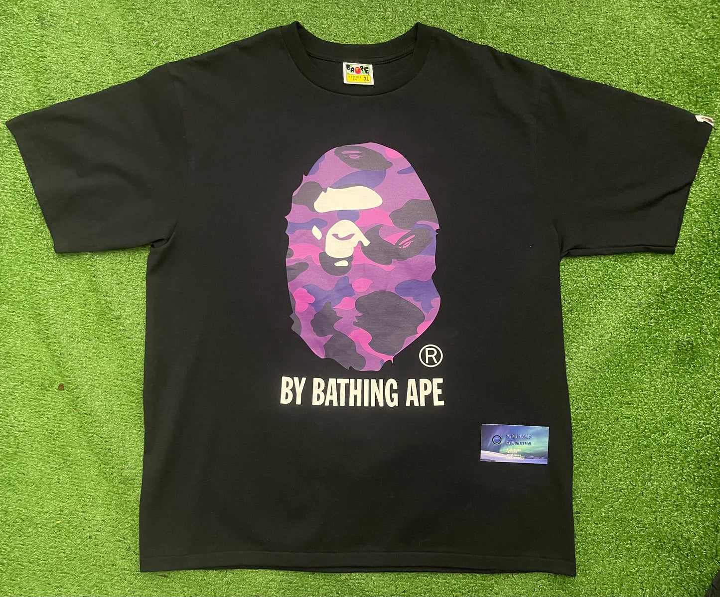 Bape Purple Ape Camo Shirt