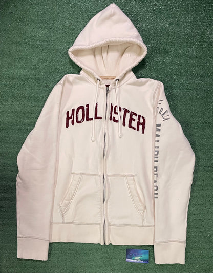 Vintage 2000s Hollister cream hoodie