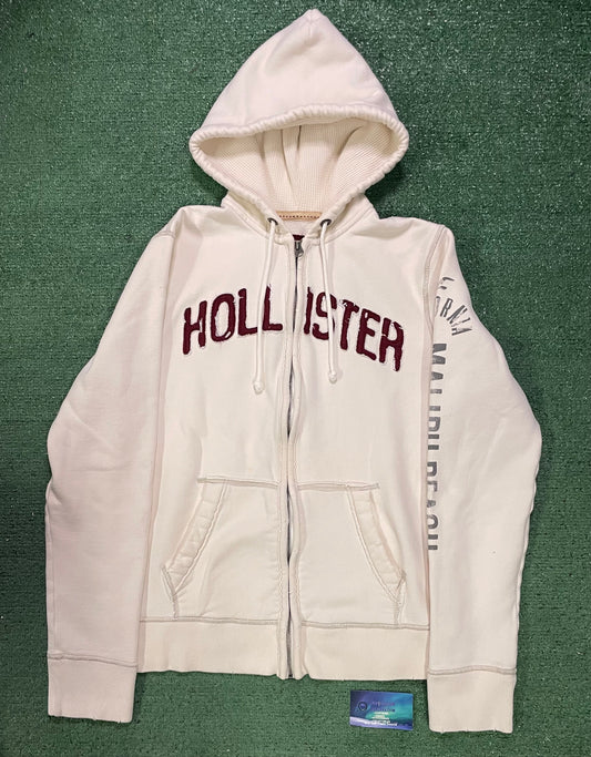Vintage 2000s Hollister cream hoodie