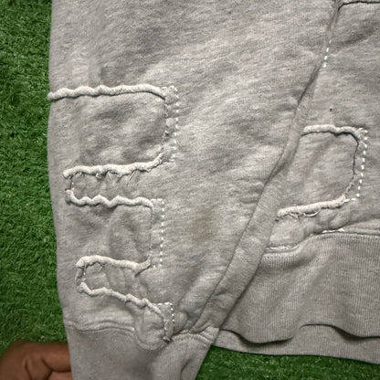 Supreme Cutout Letters Heather Grey Hoodie