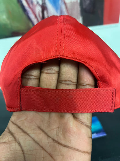 Prada re nylon red hat