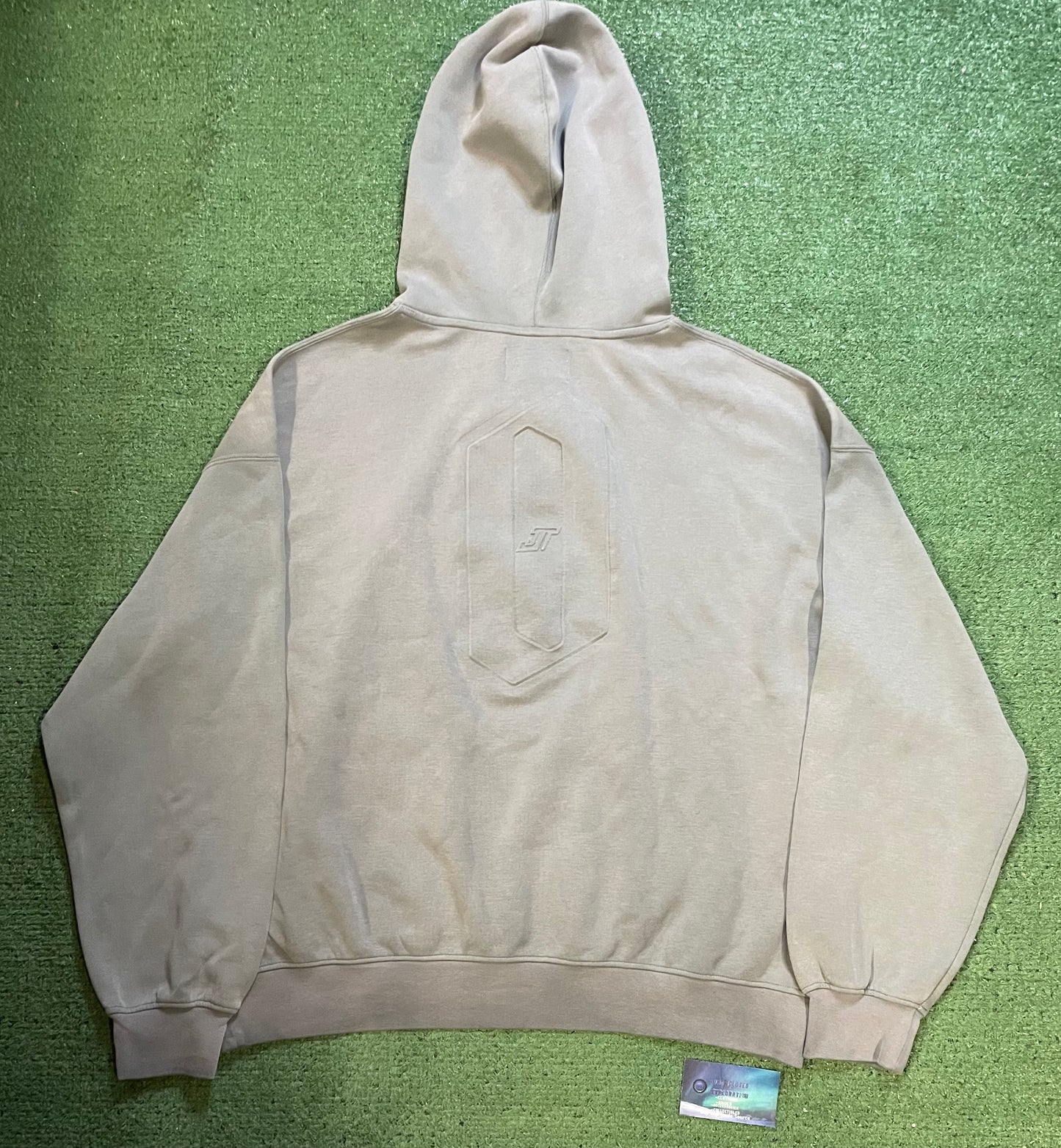 Jordan Tatum grey fleece hoodie