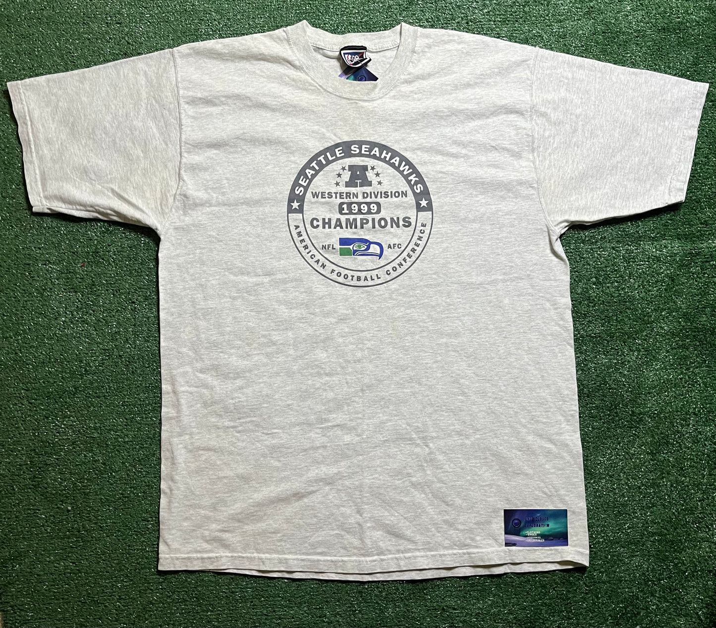 Vintage 1999 Seattle Seahawks AFC Western Division Champions Tee