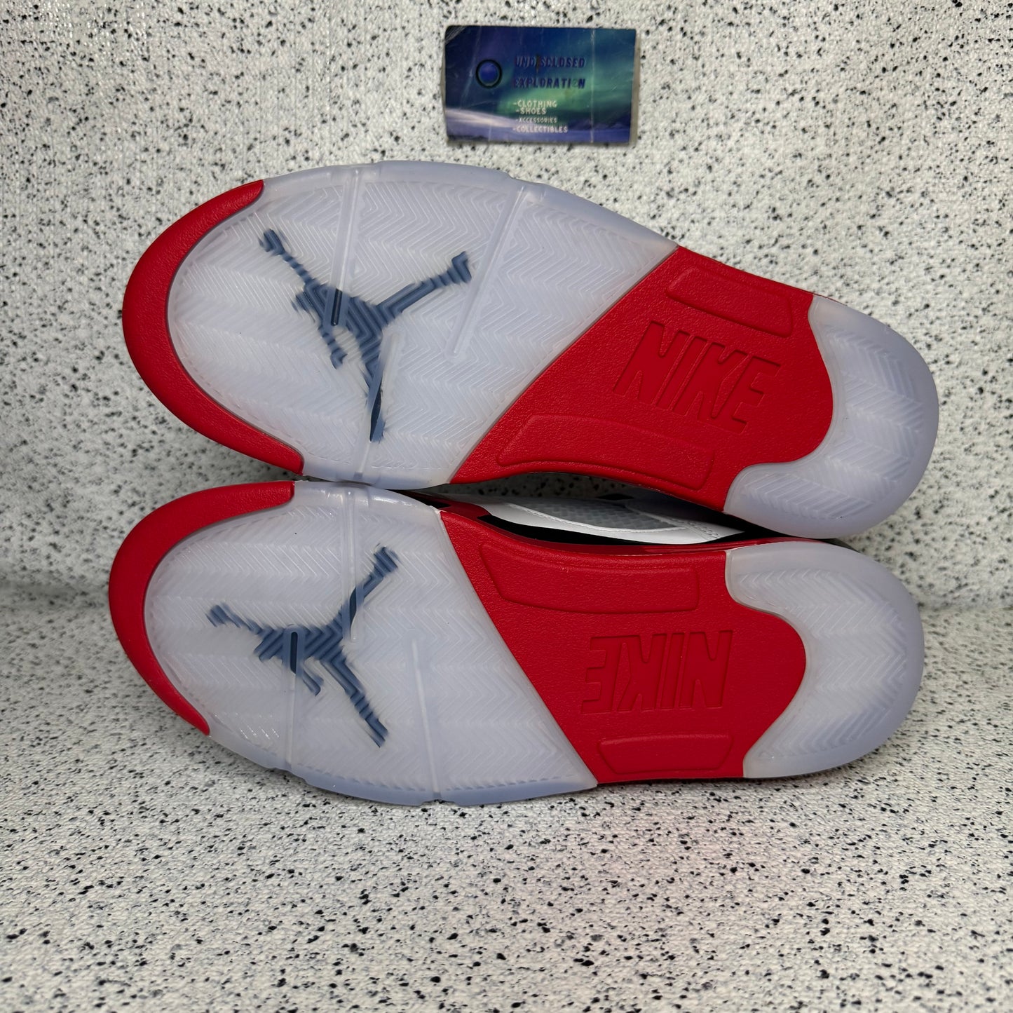 Jordan 5 Fire Red Black Tongue