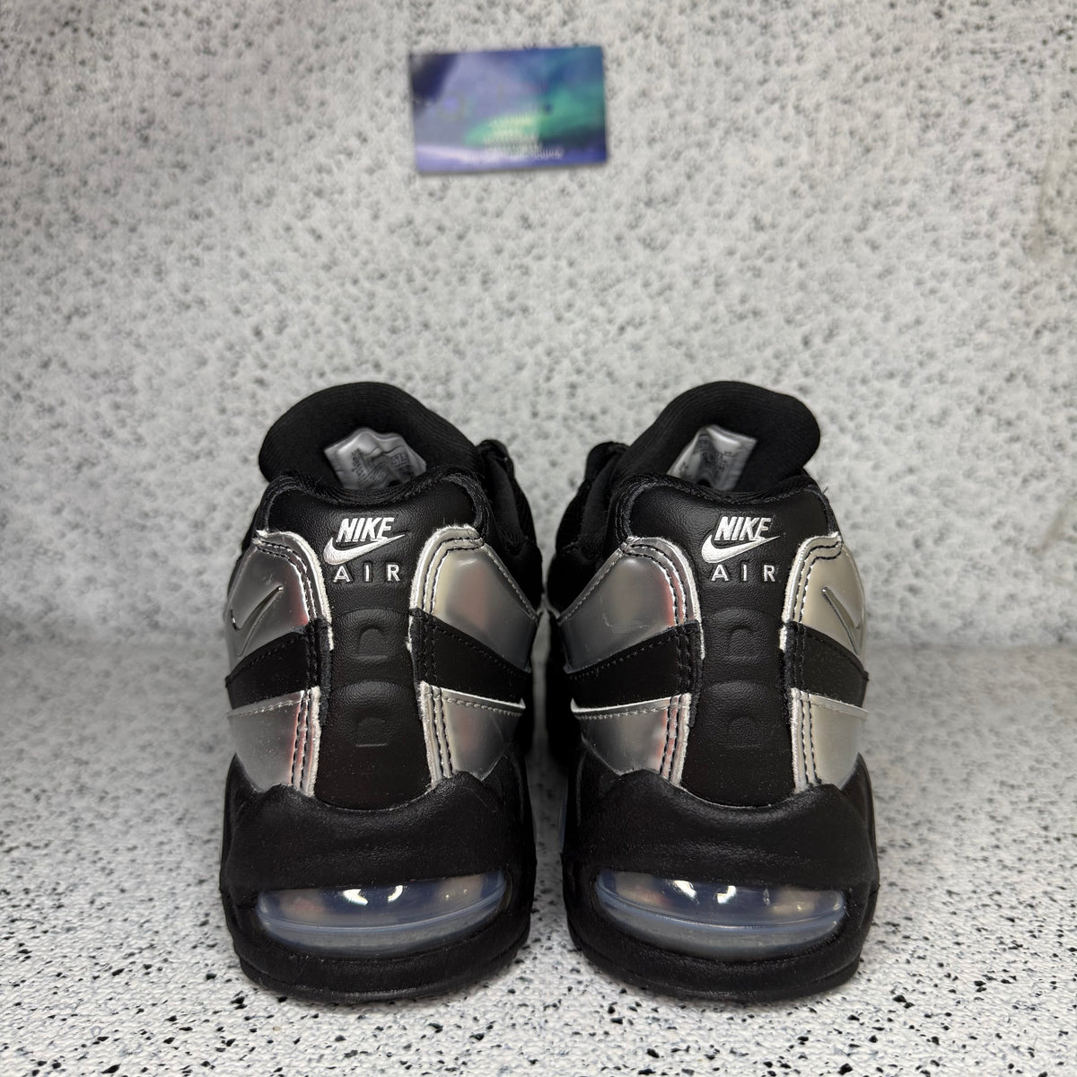 Nike Air Max 95 Big Bubble Black Metallic Silver