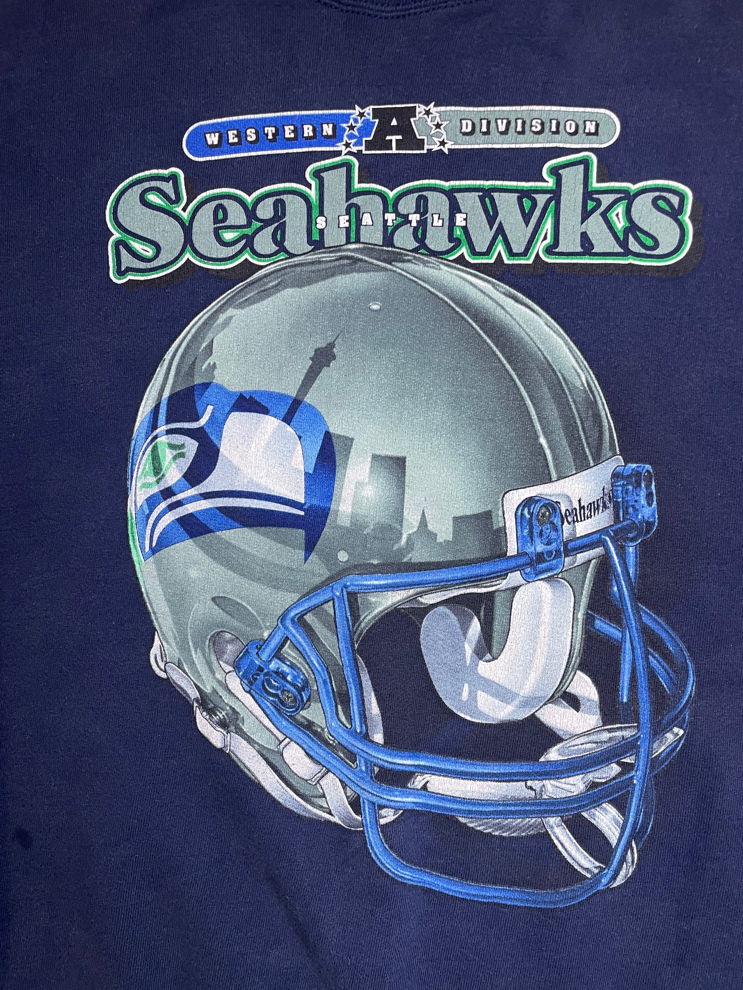 Vintage 1990s Seattle Seahawks western division Crewneck