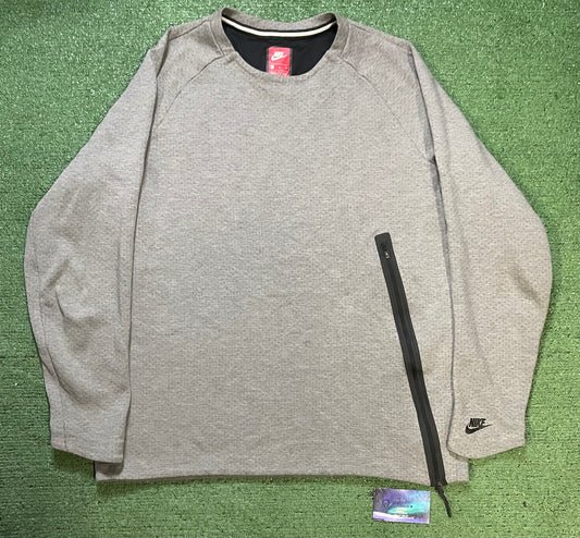 Nike grey tech fleece crewneck