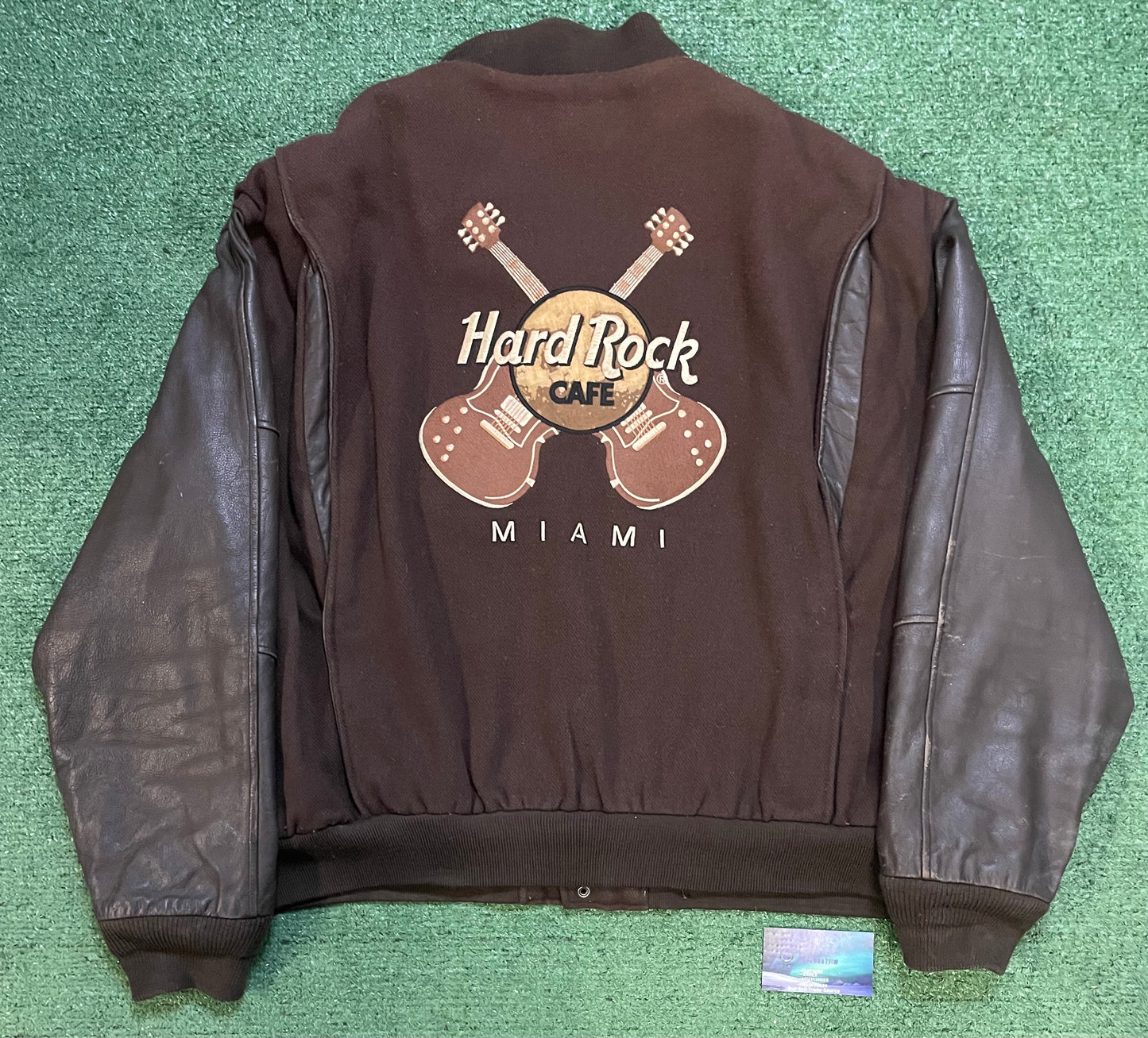 Vintage 1990s Hard Rock Cafe Miami jacket