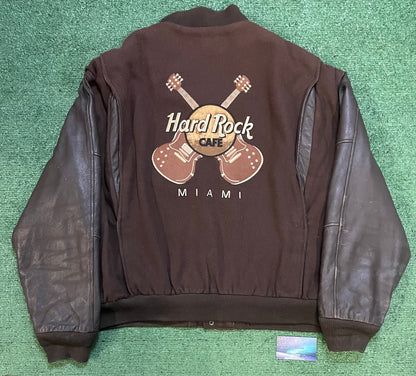 Vintage 1990s Hard Rock Cafe Miami jacket