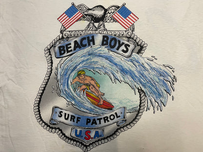 Vintage 1990s Beach Boys Surf patrol USA catch a wave tee