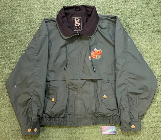 Vintage 1990s Seattle Sonics forest green jacket