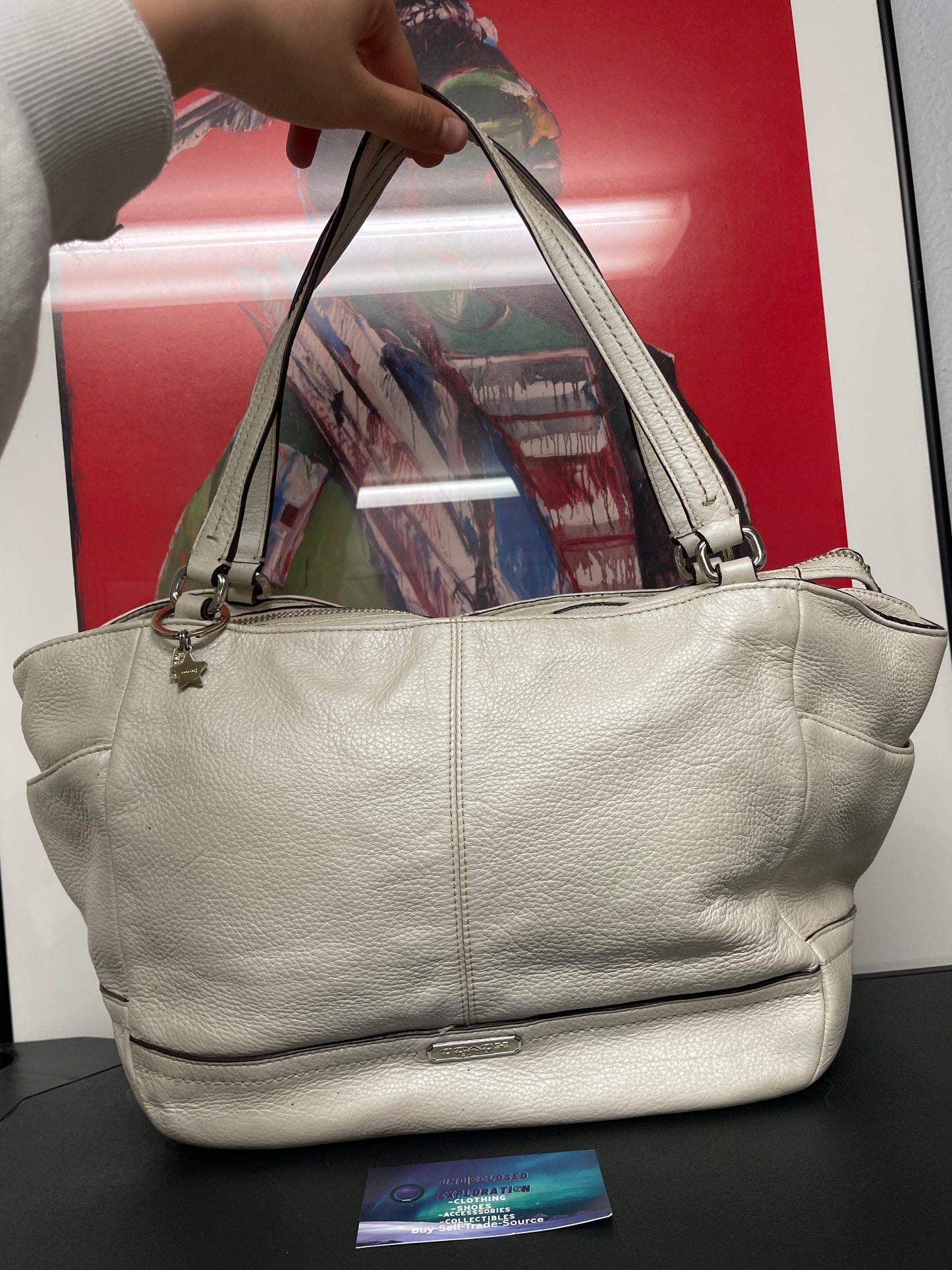 Coach Park Leather Carrie tote bag