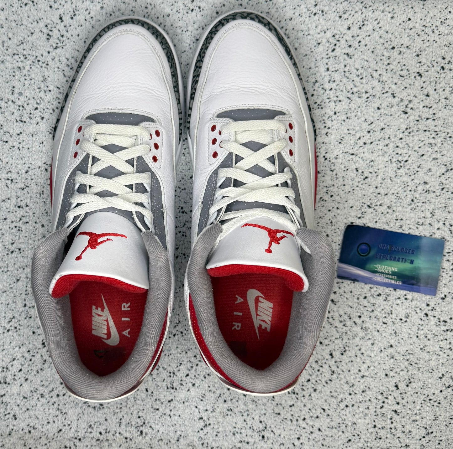 Jordan 3 Fire Red 12 Men/13.5 Women “Preowned”