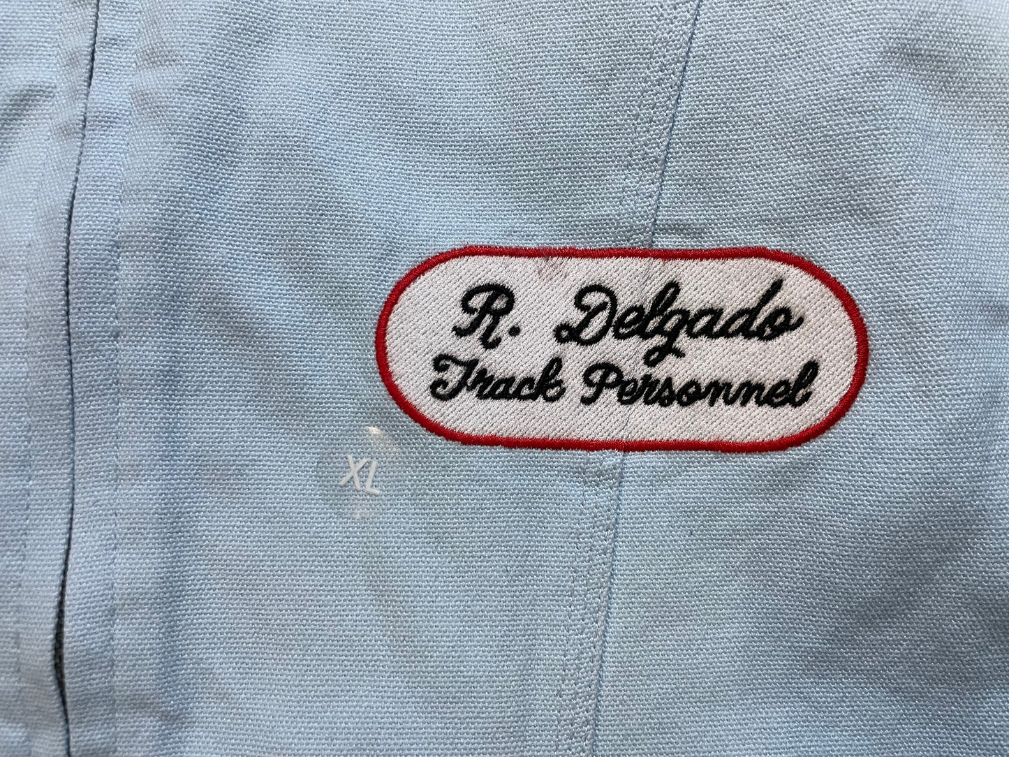 Sporting League baby blue embroidered zip up jacket