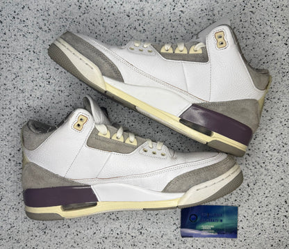 Jordan 3 A Ma Maniere 10 Men/11.5 Women “Preowned”