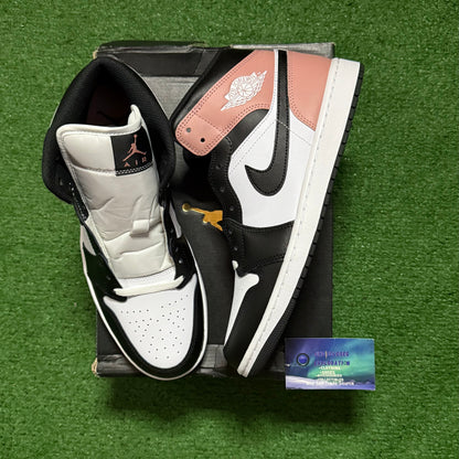 Jordan 1 Mid Rust Pink