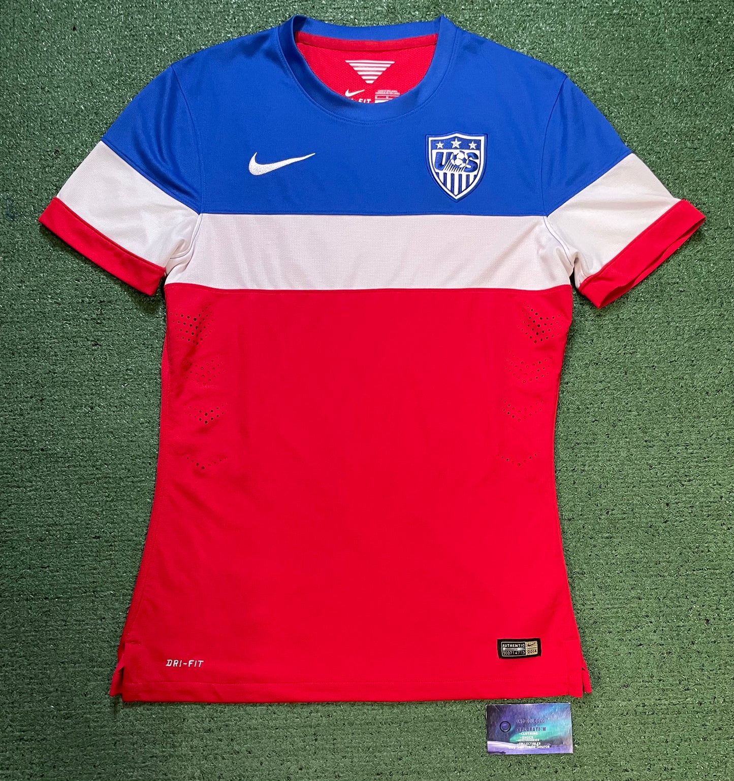 Nike USA Soccer 2014 World Cup Away Bomb Pop USMNT jersey