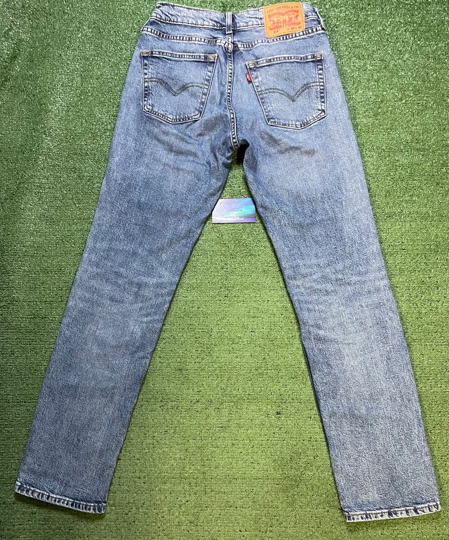 Levi’s 514 light wash denim jeans