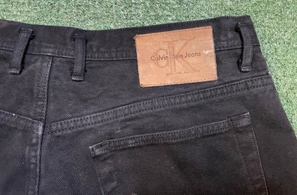 Vintage Calvin Klein black distressed jeans