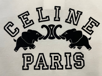 Celine flocked elephant tee