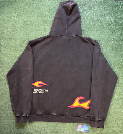 Where Dreams Become Reality puff print hoodie