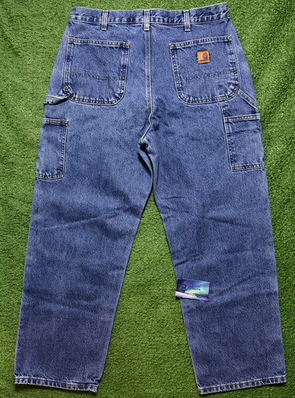 Carhartt Double Knee Jeans Blue
