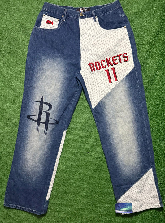 Vintage NBA Yao Ming Rockets Jeans UNK