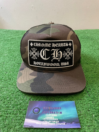 Chrome Hearts Hollywood camo hat