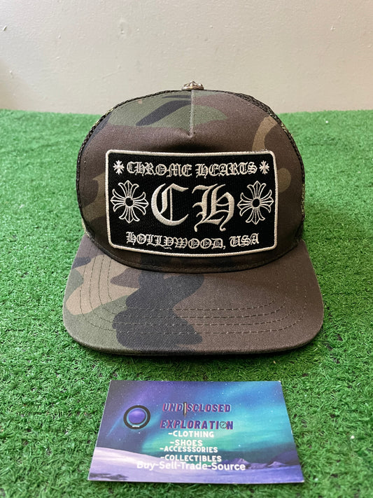 Chrome Hearts Hollywood camo hat