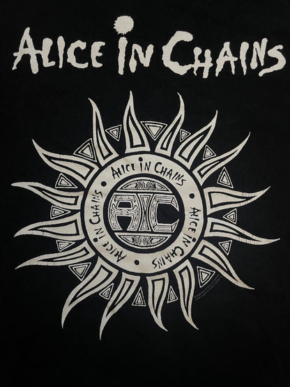 Vintage 2000s Alice In Chains sun logo tee