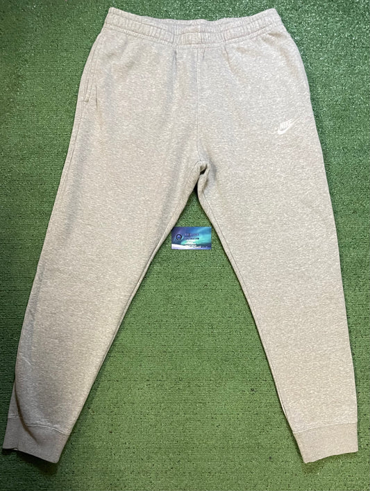 Nike grey embroidered sweatpants