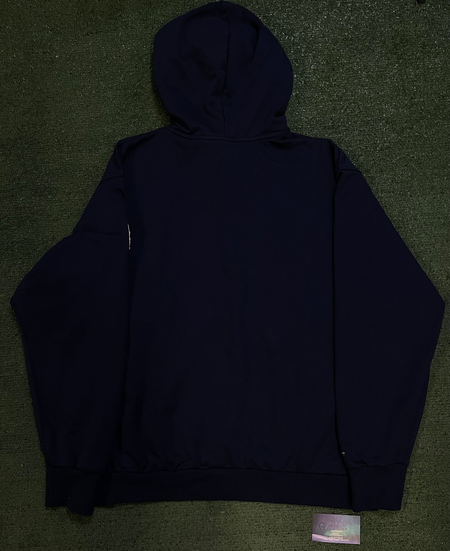 Nike navy swoosh baseball hoodie