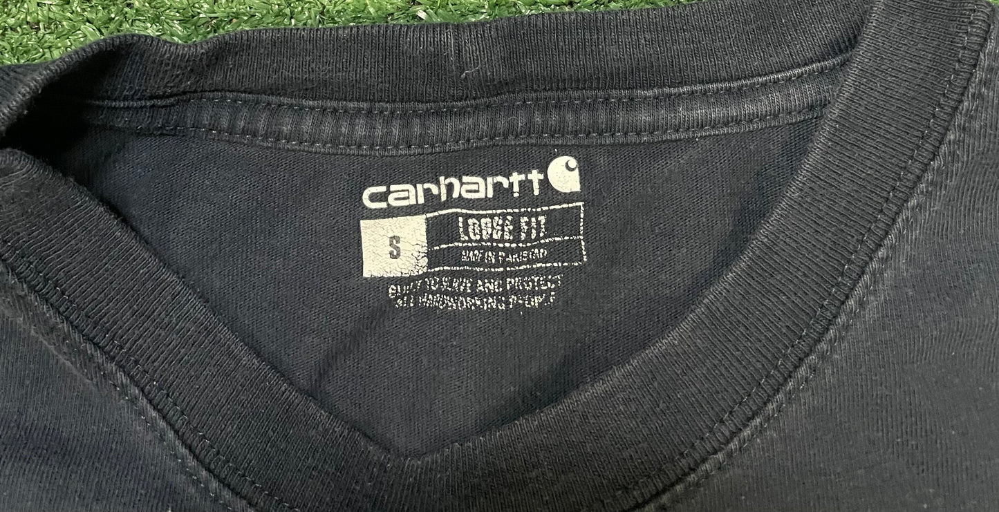 Carhartt navy pocket tee
