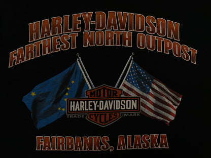 Harley Davidson farthest north outpost Alaska tee