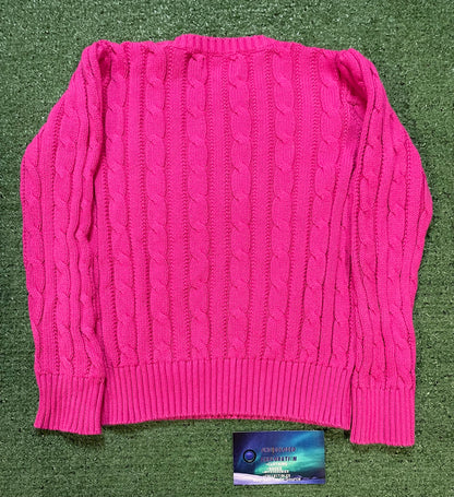 Polo Ralph Lauren Pink Knitted Crew Neck